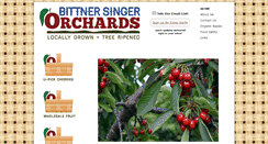 Desktop Screenshot of bittnersingerorchards.com